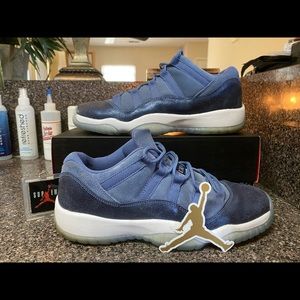 NIKE Air Jordan Retro XI 11 Low Shoes - Blue Moon